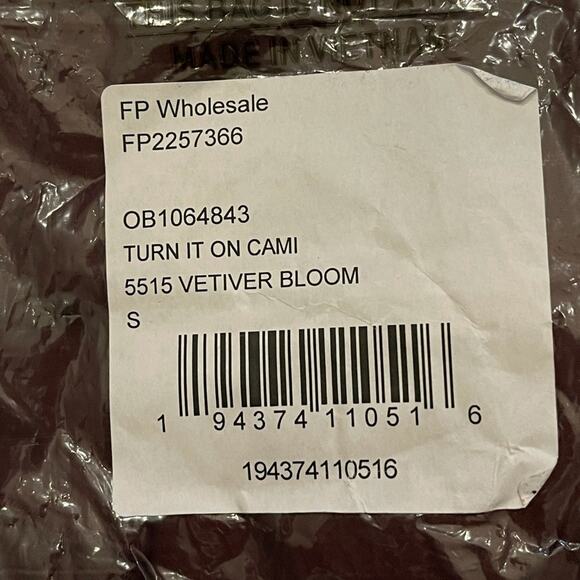 NEW Intimately Free People Turn It On Cami Camisole Size Small - Picture 3 of 4